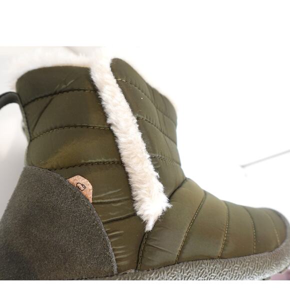 LAMO Puffer Alina Olive Booties / Water Resistant - Picture 1 of 10
